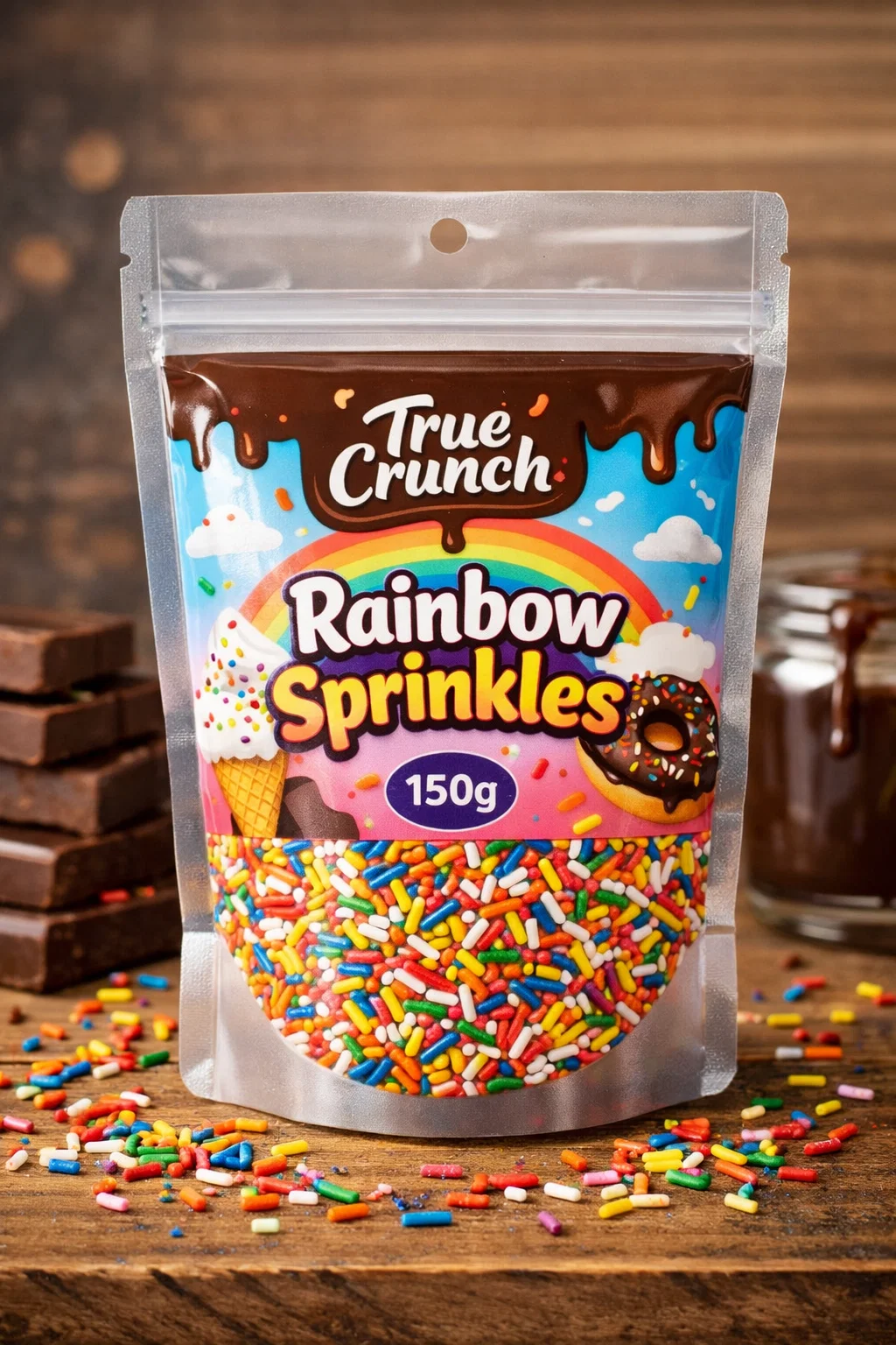 Rainbow Sprinkles 150g