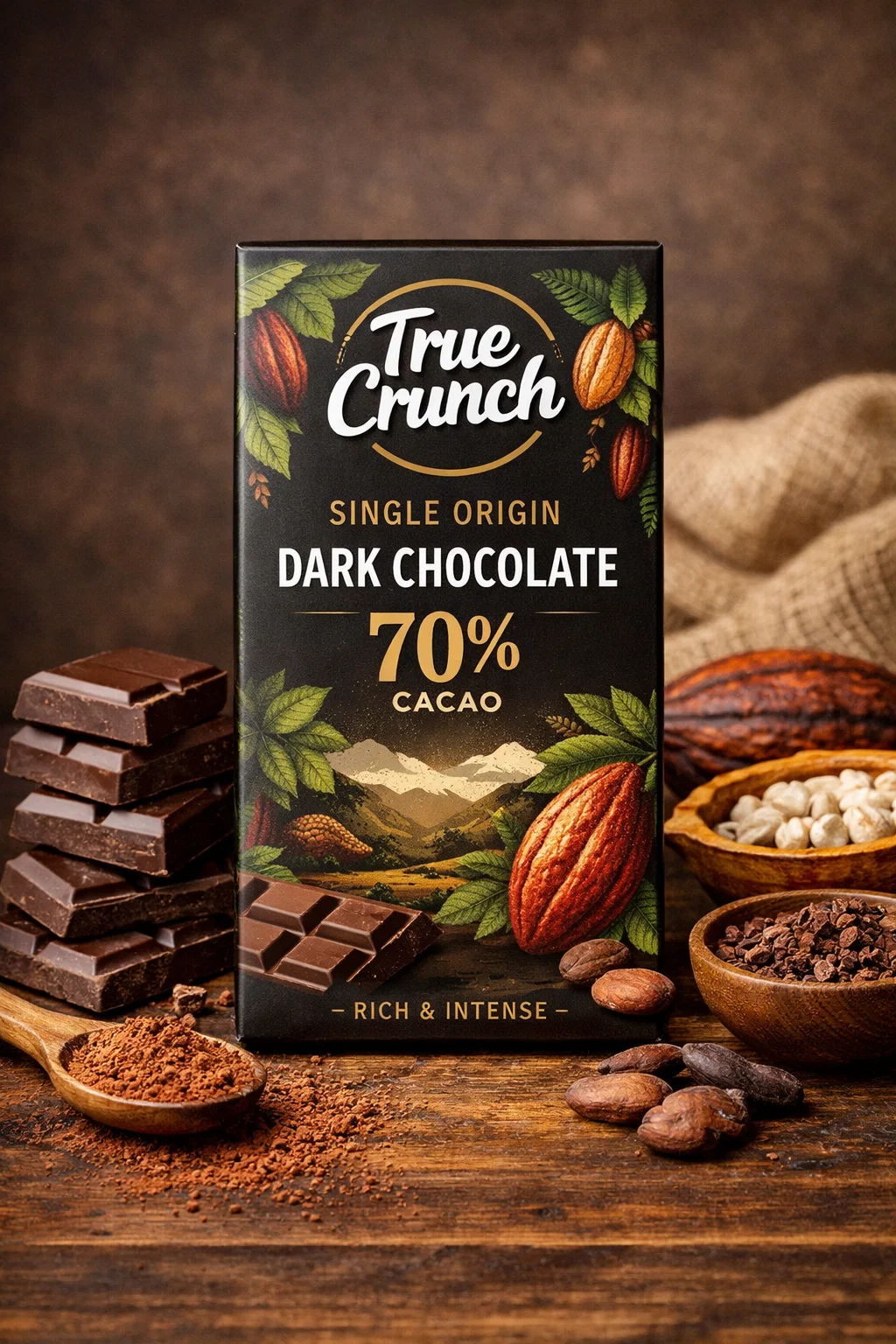 Single Origin Dark Chocolate 70%